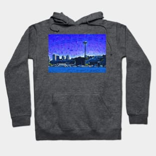 The Space Needle From Lake Union Hoodie